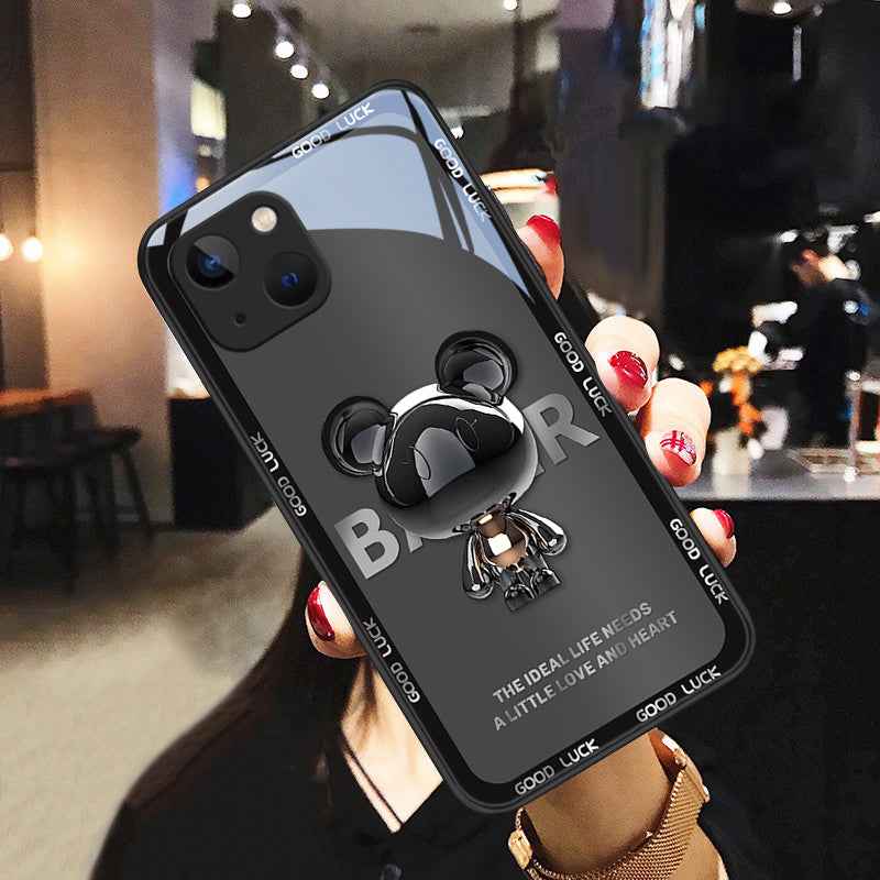 Back Cover Stereo Gradient Bear Phone Case