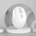 White Wireless Optical Mouse 3 Buttons 1600DPI
