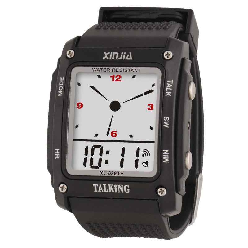 One-click Voice Time Announcing Watch Middle-aged And Elderly Electronic Watch