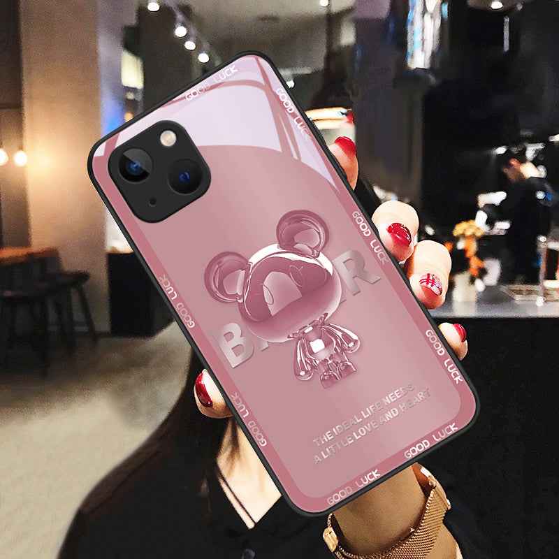 Back Cover Stereo Gradient Bear Phone Case
